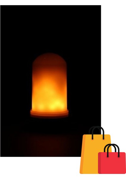 CT-4059 5 W LED Alev Ampül 3 Fonksiyon Gerçek Alev Efekt