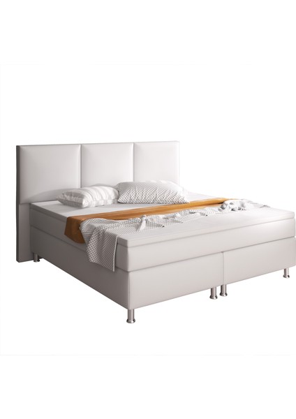 Oslo Suni deri 3 Lü Set (YATAK+BAZA+BAŞLIK)180X200