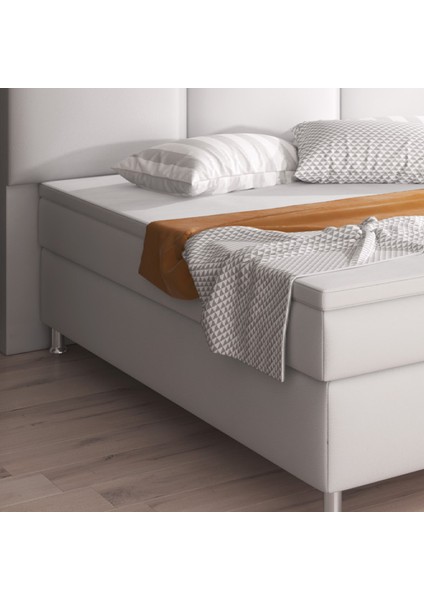 Oslo Suni deri 3 Lü Set (YATAK+BAZA+BAŞLIK)180X200