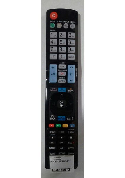 Lg Tüm Modeller 3dli Mysapp –premıum Tuşlu LCD930*2U