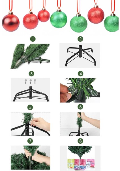 Yılbaşı Çam Ağacı 180 cm 400-450 Dal fırsatları