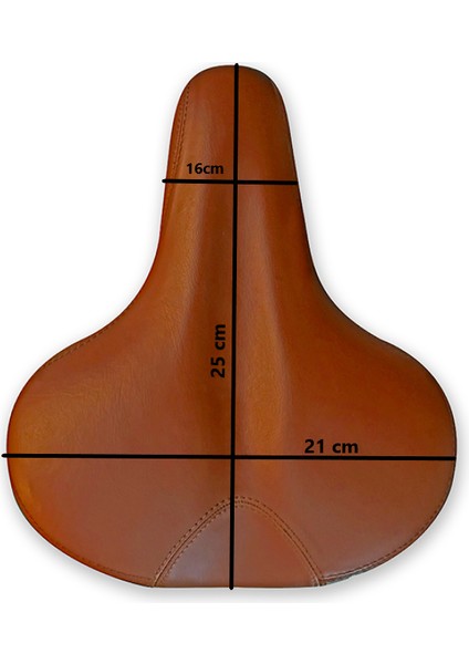 Hsgl Bisiklet Kahverengi Konforlu  Şehir Yol Selesi