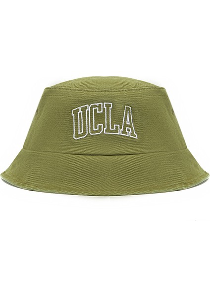 JOAQUIN Yeşil Bucket Nakışlı - Unisex Şapka