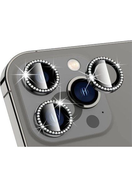 Iphone 15 Pro/15 Pro Max Uyumlu Dıamond Sapphire Kamera Lens Koruyucu modelleri