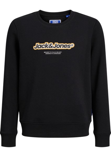 Jack & Jones Çocuk Logo Baskılı Bisiklet Yaka Sweatshirt - Vesterbro