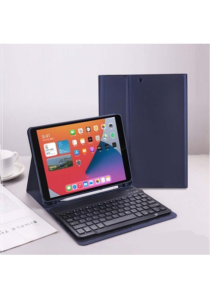 Samsung Galaxy Tab S6 Lite P610/P613 Tablet Uyumlu Bluetooth Klavyeli Kılıf (Türkçe Klavye)