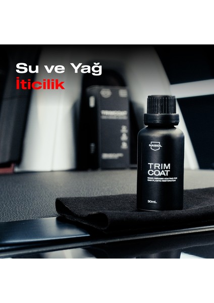 Trimcoat Araç Plastik Yenileyici,Onarıcı ve Koruyucu Nano Seramik Kaplama-2 Yıl Dayanım-30ml