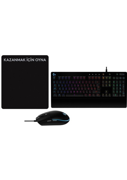 G G102 Oyuncu Mouse ve G213 Oyuncu Klavyesi Seti (Mouse Pad Hediyeli)