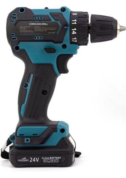 Darbesiz Kömürsüz Vidalama MK24 5.0 - 5.4 Ah 24 Volt Takım Çantalı 2 Yıl 2