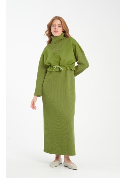 Triko Kombinli Takım Olive