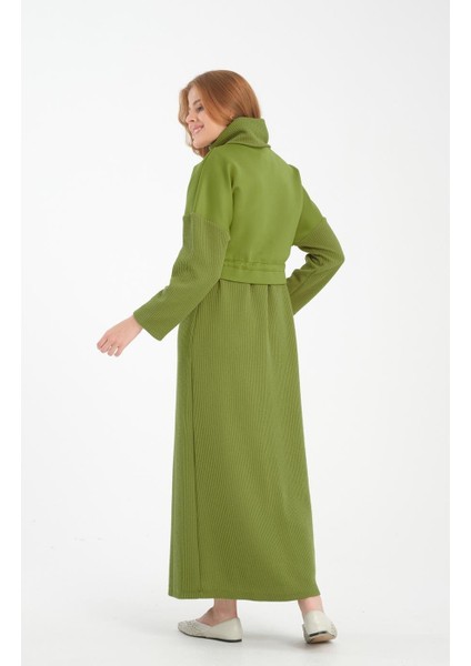 Triko Kombinli Takım Olive