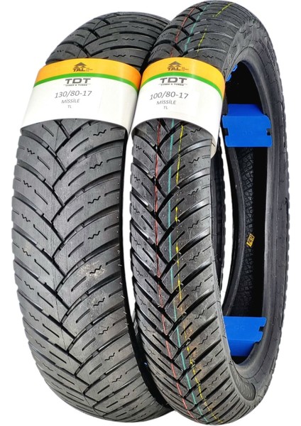 Bajaj Pulsar, Honda CBF, Kawasaki Ninja, 130/70-17 Ve 100/80-17 Tl Dubleks Lastik Set modelleri