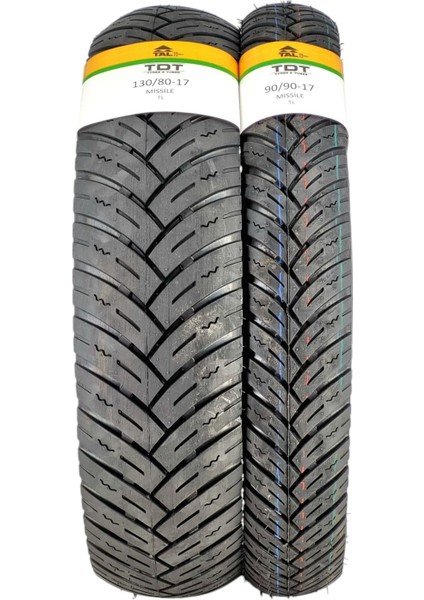130/70-17 ve 90/90-17 Lastik Takımı Tl (Tubeless - Dubleks)