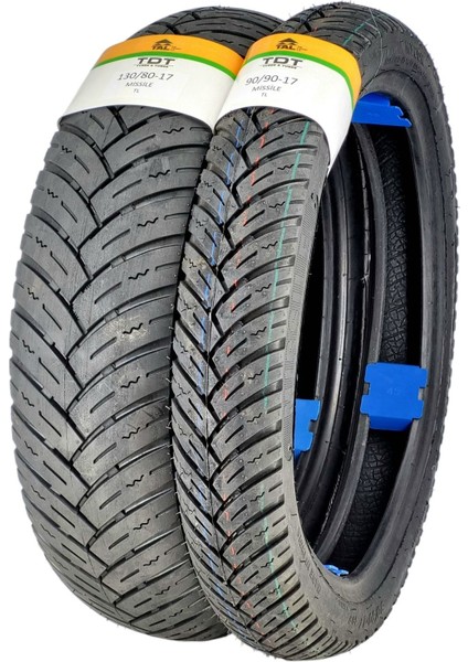 130/70-17 ve 90/90-17 Lastik Takımı Tl (Tubeless - Dubleks)