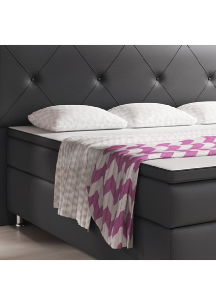 Oxford Suni deri 3 Lü Set (YATAK+BAZA+BAŞLIK)180X200