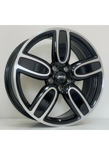 -F722 7.5*18 5*120 ET45 72.56 Black Machıned Xl