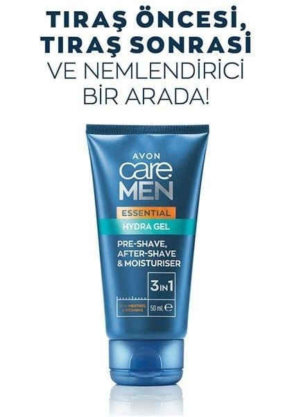 Care Men Tıraş Öncesi ve Sonrası Nemlendirici Jel 50 ml