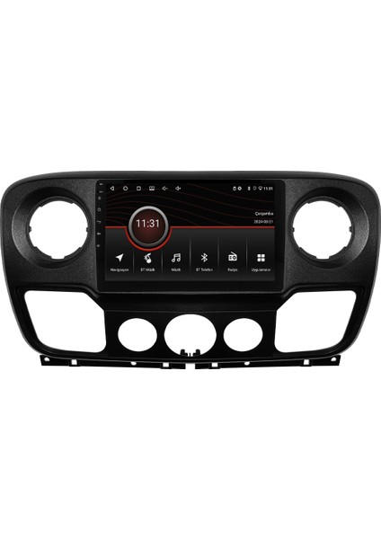 Renault Master 3 (2010-2018) Android 14 Multimedya Carplay 9 Inch 4 GB Ram / 64 GB Hafıza CRV-4773XR