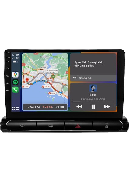 Citroen C3 (2023) Android 14 Multimedya Carplay 9 Inch 8 GB Ram / 128 GB Hafıza CRV-4768XAA (Hıgh)