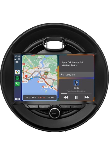 Mini Cooper (2013-2017) Android 14 Multimedya Carplay 9 Inch 8 GB Ram / 128 GB Hafıza CRV-4771XAA