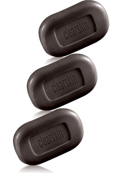 Clearskin Pore Shine Kömür Sabun 75GR. Üçlü Set