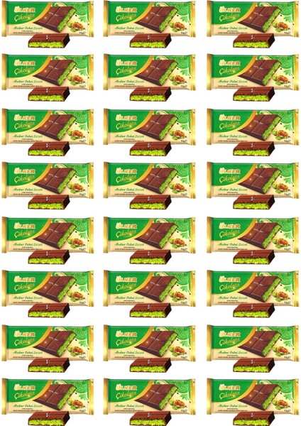 Meşhur Dubai Lezzeti Dubai Çikolatası 93 gr x 24 Adet
