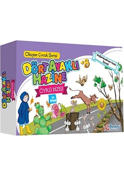 Berkay 1 Sınıf Dört Ayaklı Hazine Dizisi 10 Kitap