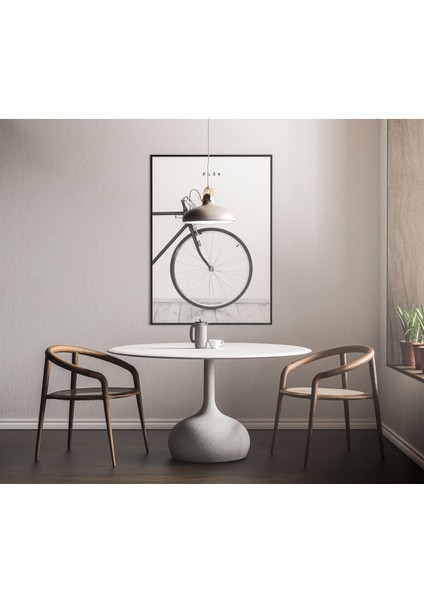 Özgürlüğü Temsil Eden Minimalist Rıde Posteri. Siyah Beyaz, Klasik Bisiklet Dekoratif Poster indirimleri