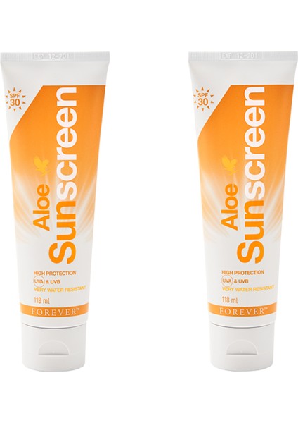 Aloe Sunscreen Forever Living Güneş Kremi 2 Adet