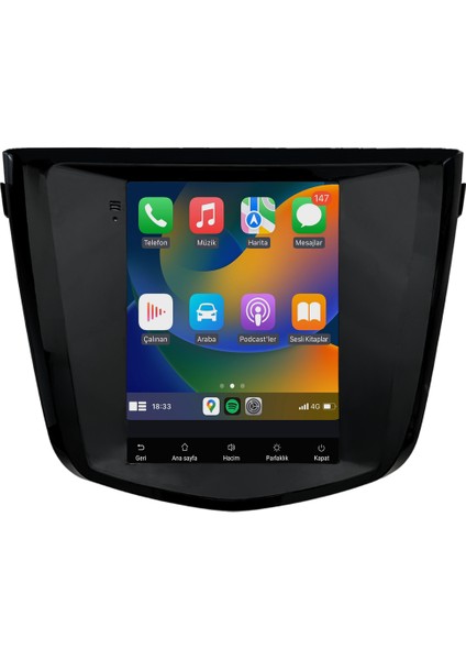 Nissan Qashqai (2015-2020) Android 14 Multimedya Carplay 10 Inch 8 GB Ram / 128 GB Hafıza CRV-4775XDA