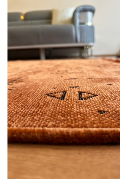 Ecosıa Modern Şönil Kilim Halı Yüksek Kalite Yolluk Antrasit Yıkanabilir Saçaklı Kaymaz Taban modelleri