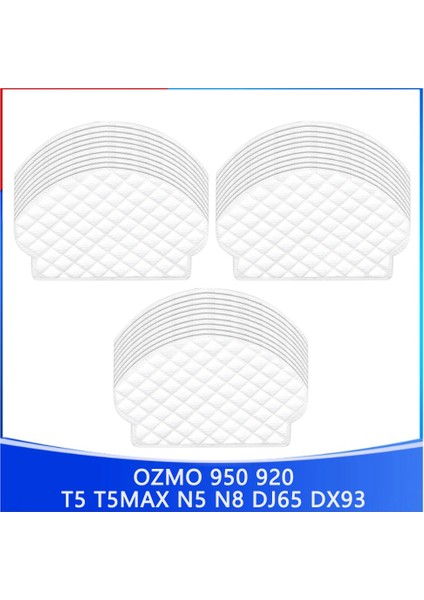 30 Adet Tek Kullanımlık Paspas Bezi Deebot Ozmo 950 920 T5 T5MAX N5 N8 DJ65 DX93 Elektrikli Süpürge Yedek Parçaları (Yurt Dışından) indirimleri