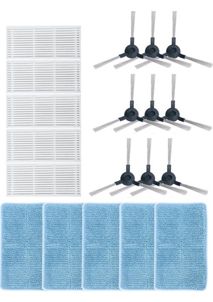 19 Adet Yedek Parçalar R1-L083B/R1-L085B Robotlu Süpürge Yıkanabilir Yan Fırça Paspas Bezi Hepa Filtre B (Yurt Dışından) fırsatları