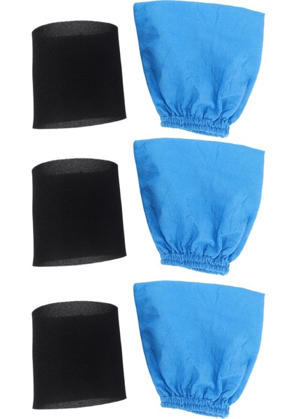 3x Tekstil Filtre Torbaları Islak ve Kuru Filtre Süngeri Karcher Mv1 Wd2 Wd3 Elektrikli Süpürge Filtre Torbası Elektrikli Süpürge Parçaları (Yurt Dışından)