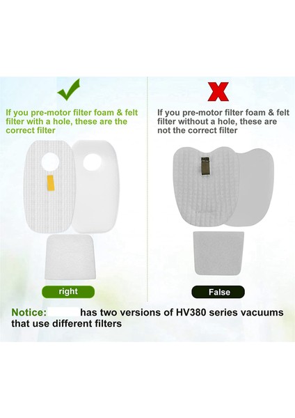 80X Ön ve Sonrası Filtreler Kiti Değiştirme Köpekbalığı Ro-Cket Duoclean HV380 HV381 HV382 HV380 HV381 HV383 HV384Q HV380W (Yurt Dışından) indirimleri