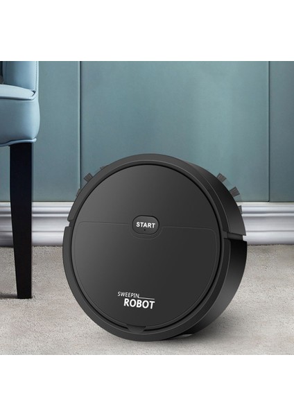 Otomatik Robot Temizleyici 3'ü 1 Arada Akıllı Kablosuz Süpürme Temizlik Robotu Şarj Akıllı Ev Kaynağı-A (Yurt Dışından)