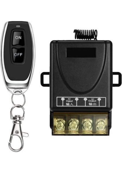 433MHZ 220V Su Pompası Uzaktan Kumanda Anahtarı 1ch 30A Alıcı Modülü Açık/kapalı Kablosuz Rf Verici Işık LED Için (Yurt Dışından)