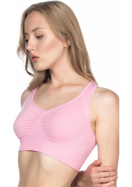 Byrbrf Pembe 4001 Soft Sporcu Büstiyer Byrnew