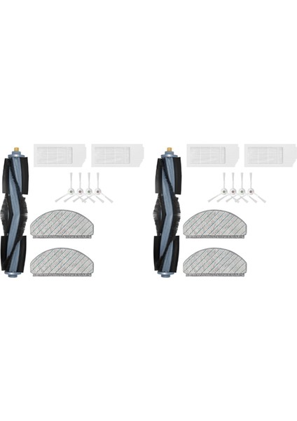 Takım Ecovacs Deebot T10 Plus Robotlu Süpürge Yedek Parça Aksesuarları Ana Fırça Yan Fırça Hepa Filtre (Yurt Dışından)
