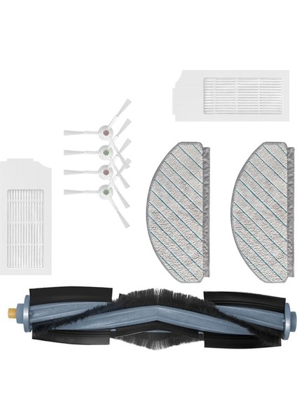 Takım Ecovacs Deebot T10 Plus Robotlu Süpürge Yedek Parça Aksesuarları Ana Fırça Yan Fırça Hepa Filtre (Yurt Dışından) fiyatları