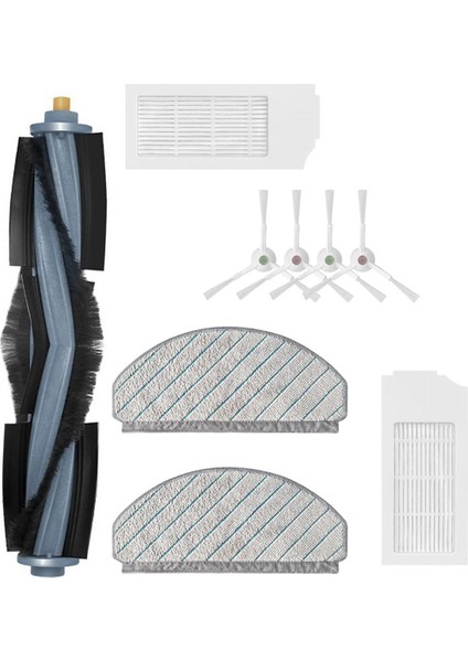 Takım Ecovacs Deebot T10 Plus Robotlu Süpürge Yedek Parça Aksesuarları Ana Fırça Yan Fırça Hepa Filtre (Yurt Dışından) indirimleri