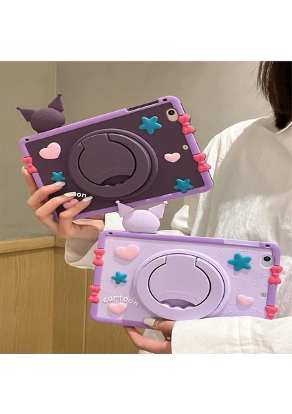 Ipad Air 11 10.9 Inç Air 4 5 6 2020 2022 2024 Uyumlu Çocuk Kuromi Kılıf Askılı Stantlı modelleri