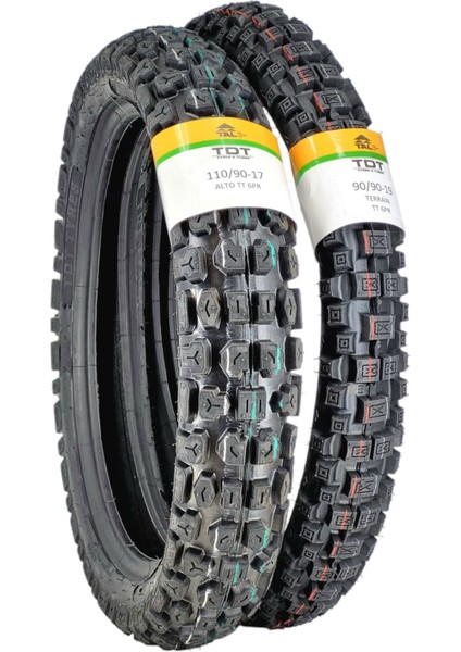 Hyosung Lifan 150 Dicovery Kanuni Seyhan 150C KÜBA 150 RKS Winner 200cc RKS XVR250 110/90-17 Ve 90/90-19 Tt Tubetype - İç Lastikli Tip Lastik Takımı