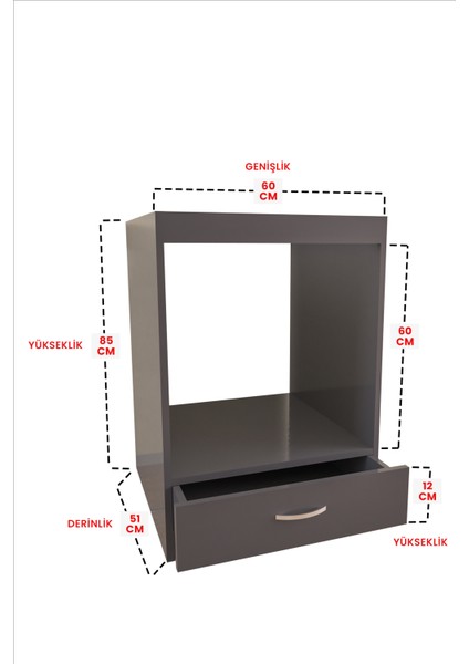 Ankastre Dolabı Mutfak Ankastre Modül Ocak Dolabı