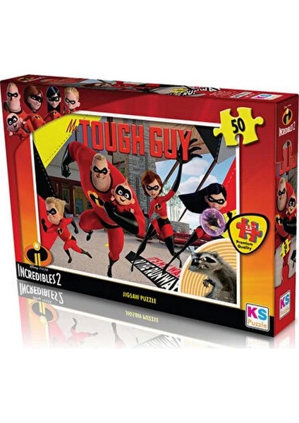 Incredibles 50 Parça Puzzle