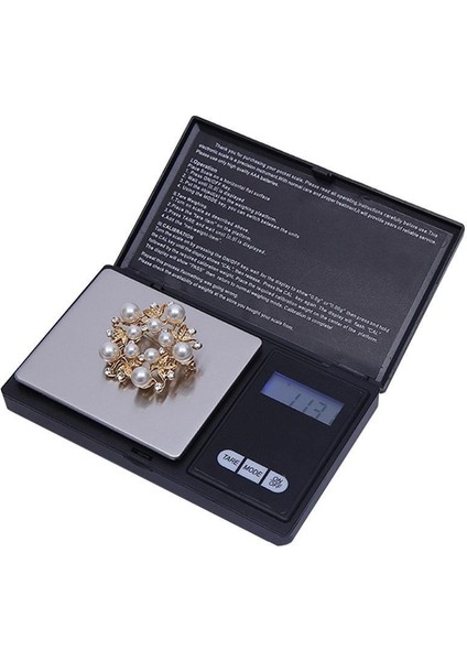 001/500G Dijital Cep Terazisi Hassas Mini Mücevher Tartım Terazisi Mutfak Terazisi Arka Aydınlatmalı Dijital Gram Terazisi (Yurt Dışından)