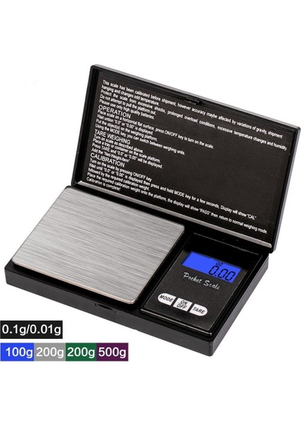 001/500G Dijital Cep Terazisi Hassas Mini Mücevher Tartım Terazisi Mutfak Terazisi Arka Aydınlatmalı Dijital Gram Terazisi (Yurt Dışından) modelleri