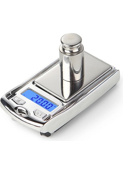1 Adet Mini Dijital Cep Terazisi LCD Arka Aydınlatmalı Ekranlı Taşınabilir Hassas Tartım Altın Sterling Mücevher Gram Denge Ağırlığı Terazileri ve Gıda Içın Ideal (Yurt Dışından)