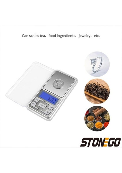 1 Adet Mini Cep Telefonu Mücevher Terazisi 500/01G Hassas Cep Terazisi Mutfak Mücevherleri Içın Taşınabilir Terazi (Pil Dahil Değıldir) (Yurt Dışından)