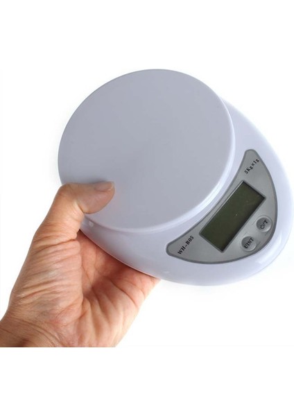 Dijital Terazi 5kg Mini Cep Terazisi 1g 01G Hassas Çelikhane Mutfak Gıda Terazileri (Yurt Dışından)